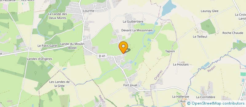 localisation de l'entreprise REVEILLON DE LA SAINT SYLVESTRE  ORGERES