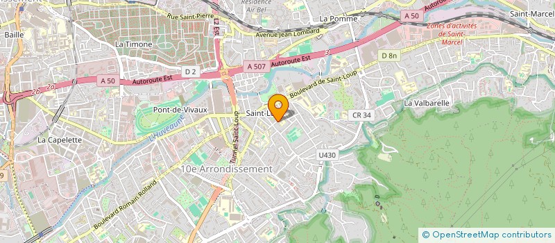 localisation de l'entreprise REVEILLONS NOUS - TOGETHER IT'S BETTER à MARSEILLE