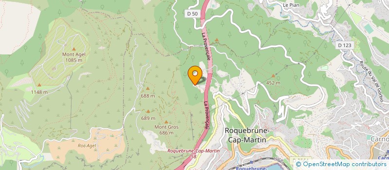 localisation de l'entreprise REVEL à ROQUEBRUNE-CAP-MARTIN