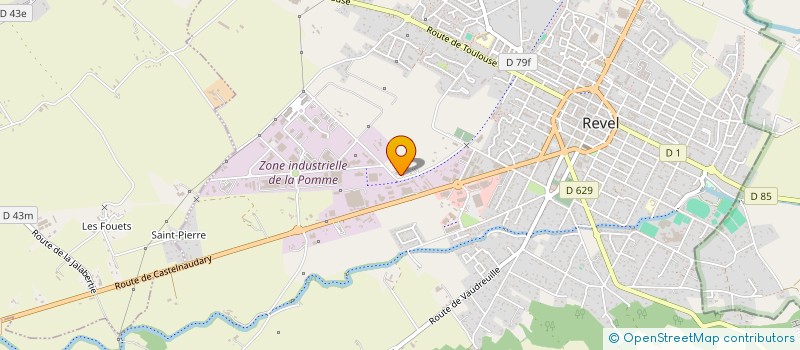 localisation de l'entreprise REVEL CREATION PAYSAGE  REVEL