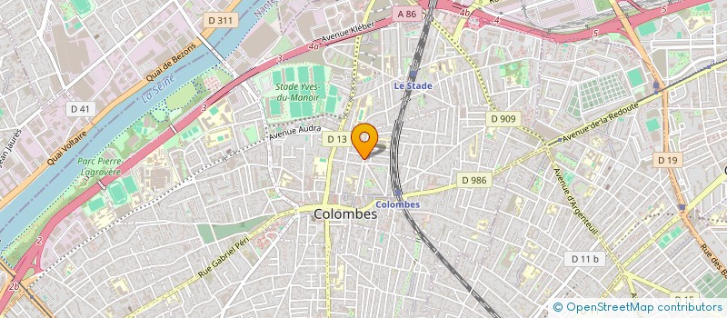 localisation de l'entreprise REVEL HABITAT à COLOMBES