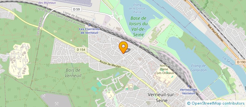 localisation de l'entreprise REVEL-THEVENIN  VERNEUIL-SUR-SEINE