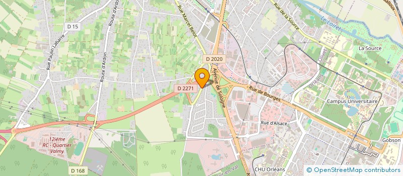 localisation de l'entreprise REVEL'TOI  OLIVET