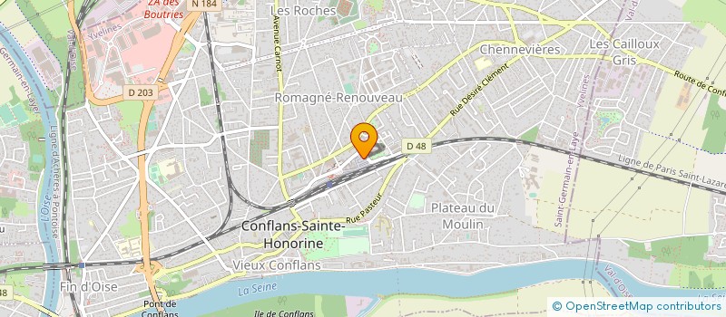 localisation de l'entreprise REVELAT à CONFLANS-SAINTE-HONORINE