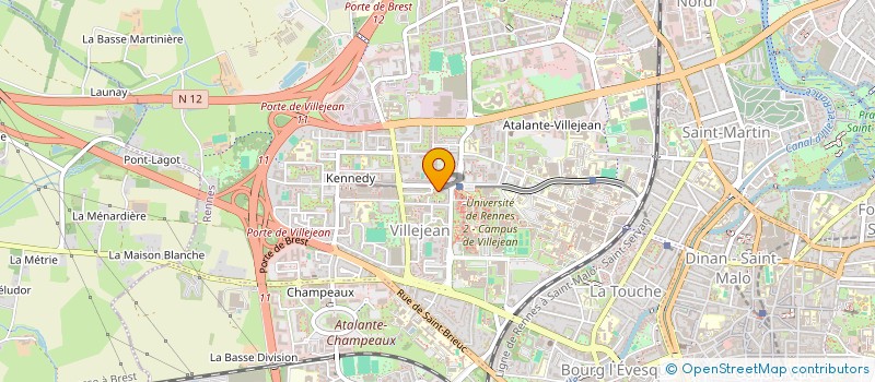 localisation de l'entreprise REVELATEUR à RENNES