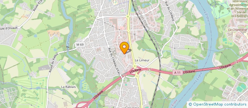 localisation de l'entreprise REVELATIONS  LA CHAPELLE-SUR-ERDRE