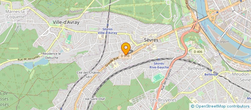 localisation de l'entreprise REVELEC à SEVRES