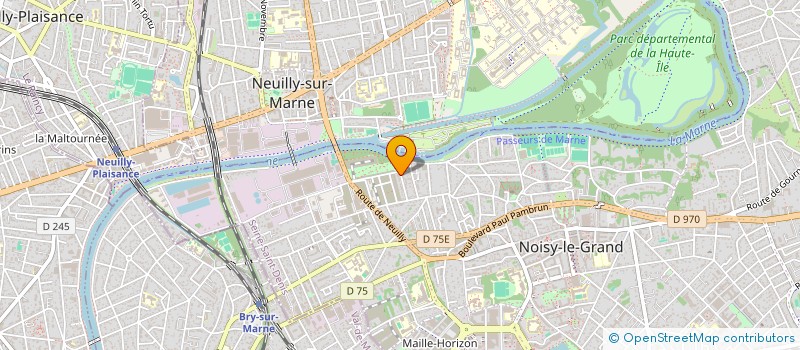 localisation de l'entreprise REVELEO à NOISY-LE-GRAND