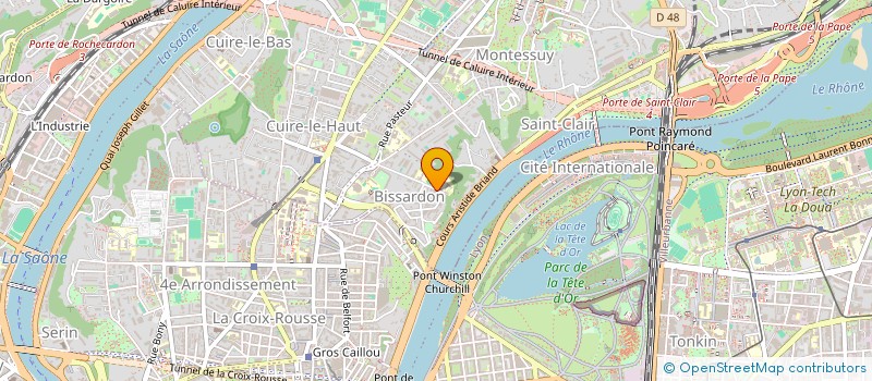 localisation de l'entreprise REVELIS  CALUIRE-ET-CUIRE