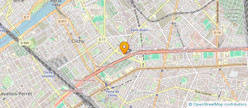 localisation de l'entreprise REVELIS AGENCE D INGENIERIE HISTORIQUE à CLICHY