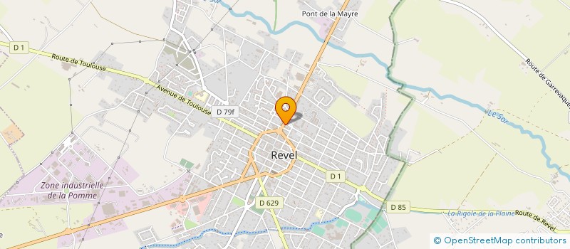 localisation de l'entreprise REVELO CYCLES à REVEL