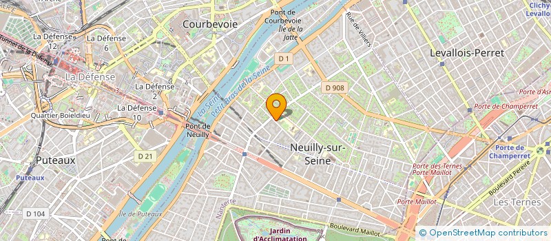 localisation de l'entreprise REVELOQUENCE à NEUILLY-SUR-SEINE