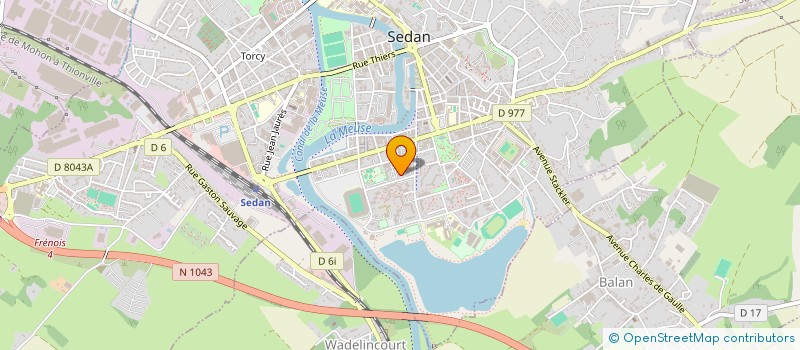 localisation de l'entreprise REVEMAX à SEDAN