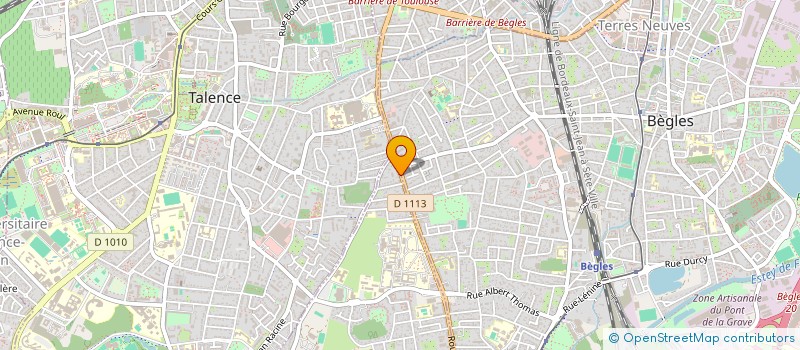 localisation de l'entreprise REVENGE  VILLENAVE-D'ORNON