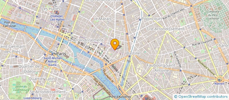 localisation de l'entreprise REVENUS 75  PARIS