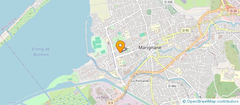 localisation de l'entreprise REVER à VITROLLES