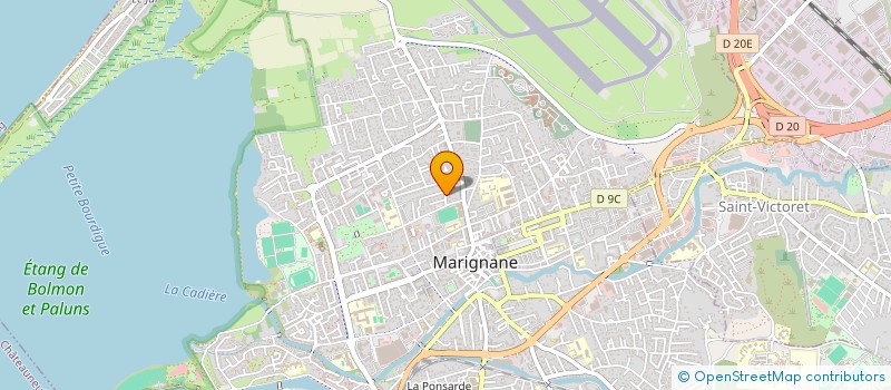 localisation de l'entreprise REVER AGIR REUSSIR  MARIGNANE