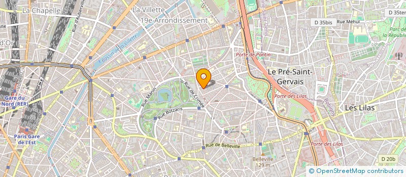 localisation de l'entreprise REVER L'OBSCUR  PARIS