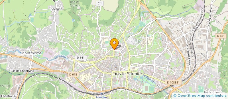 localisation de l'entreprise REVER REVOLUTION ET ENGAGEMENT REFORMISTE à LONS-LE-SAUNIER