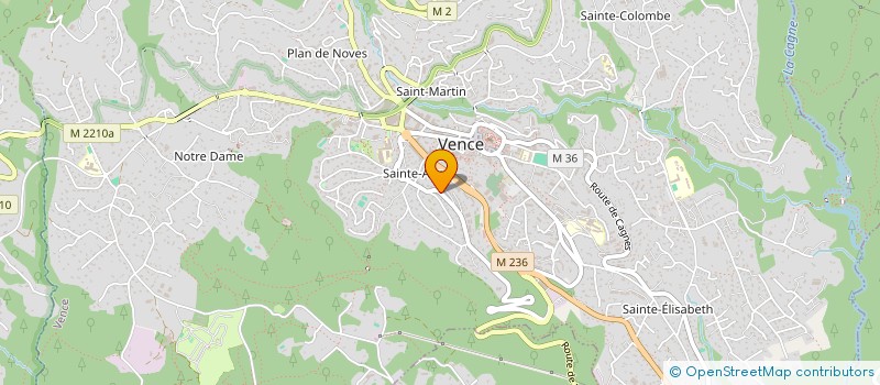 localisation de l'entreprise REVER'S CLIM à VENCE