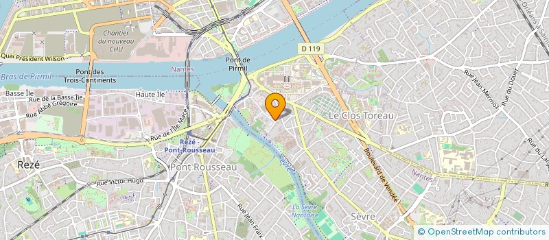 localisation de l'entreprise REVER SEVRE à NANTES