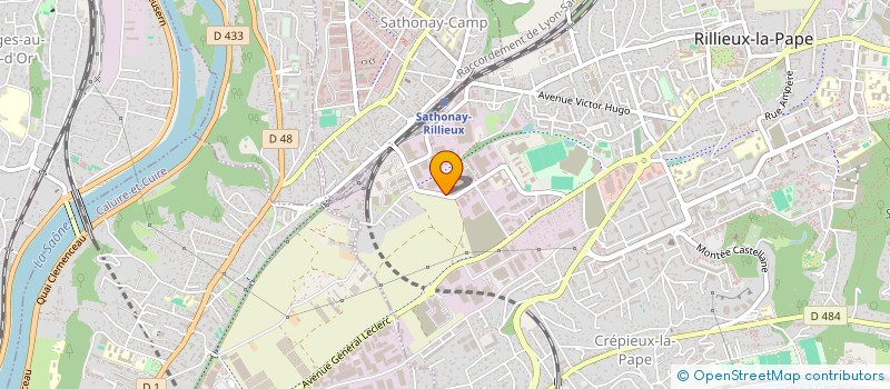 localisation de l'entreprise REVERAND ET PIRON à RILLIEUX-LA-PAPE