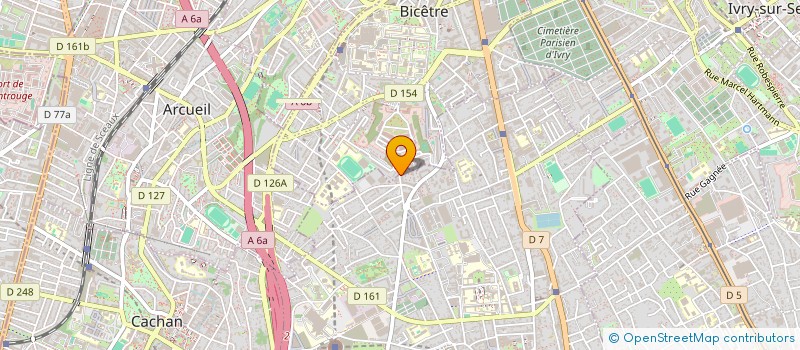 localisation de l'entreprise REVERB  VILLEJUIF