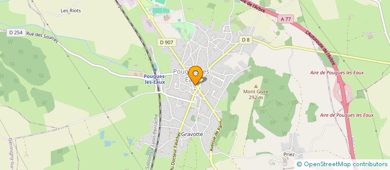localisation de l'entreprise REVERB à POUGUES-LES-EAUX
