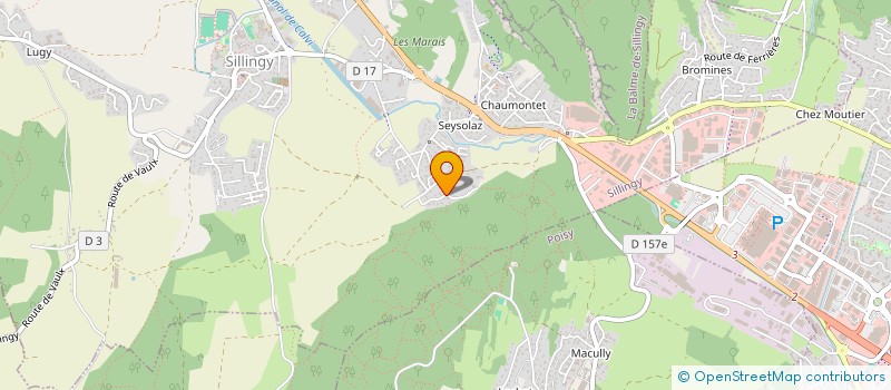 localisation de l'entreprise REVERB  SILLINGY