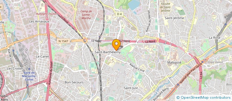 localisation de l'entreprise REVERBEL à MARSEILLE