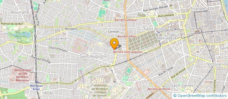 localisation de l'entreprise REVERBERATION à BORDEAUX