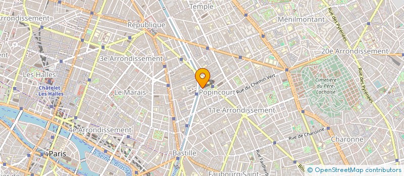 localisation de l'entreprise REVERBERATION  PARIS