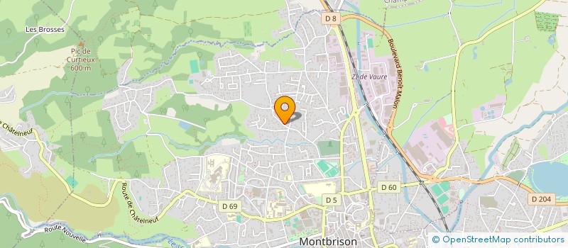 localisation de l'entreprise REVERBERE RECORDS  MONTBRISON