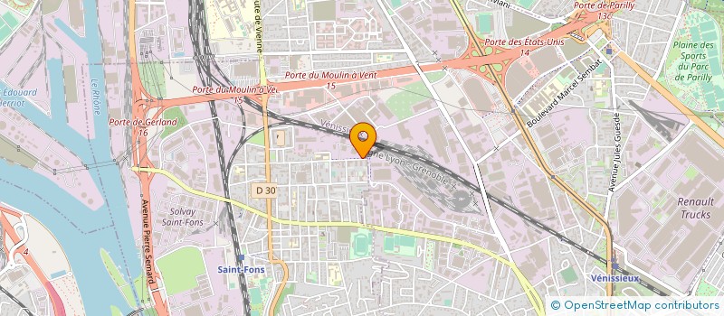 localisation de l'entreprise REVERCHON ELECTRICITE  SAINT-FONS