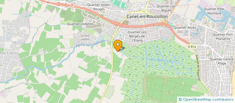 localisation de l'entreprise REVERCHON INDIVISION  CANET-EN-ROUSSILLON