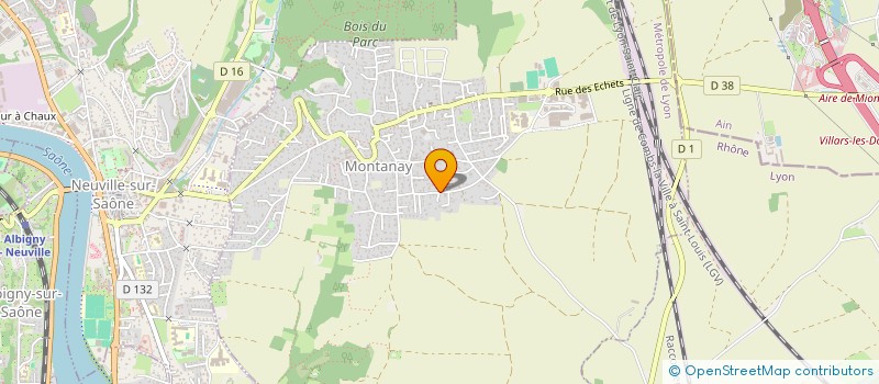 localisation de l'entreprise REVERCHON INFORMATIQUE  MONTANAY