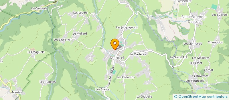 localisation de l'entreprise REVERDY  MONTCEL