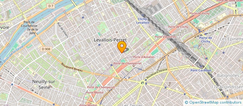 localisation de l'entreprise REVERIE à LEVALLOIS-PERRET