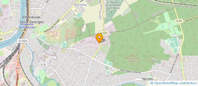 localisation de l'entreprise REVERIES SUCREES  CROSNE