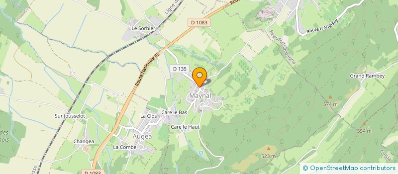 localisation de l'entreprise REVERMONT DISTRIBUTION  MAYNAL