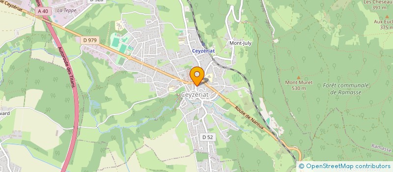localisation de l'entreprise REVERMONT IMMOBILIER à CEYZERIAT