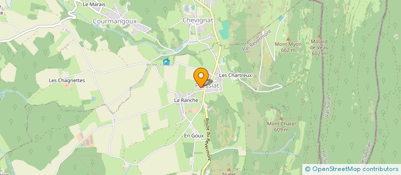 localisation de l'entreprise REVERMONT'OISE  VAL-REVERMONT