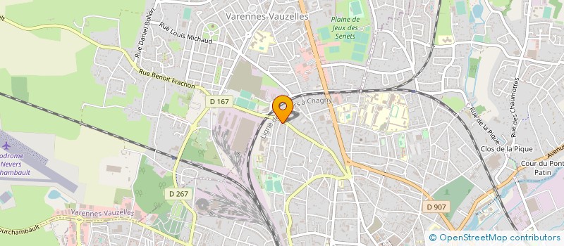 localisation de l'entreprise REVERSCLIM à NEVERS