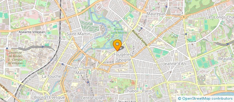 localisation de l'entreprise REVERSE à RENNES