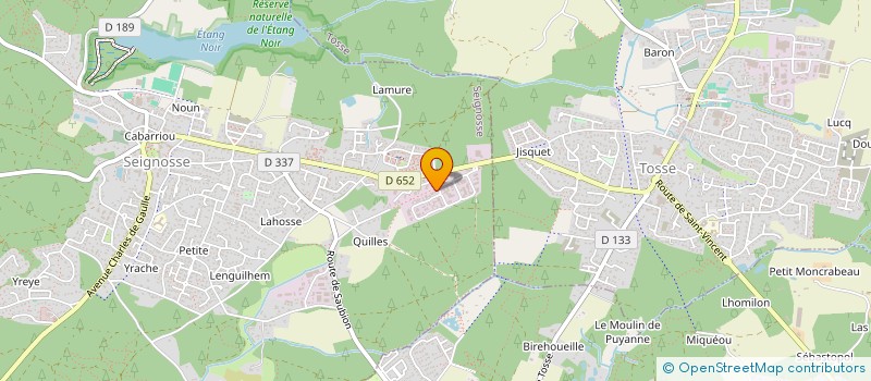 localisation de l'entreprise REVERSE  SEIGNOSSE