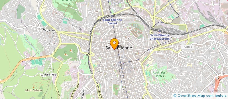 localisation de l'entreprise REVERSE  SAINT-ETIENNE