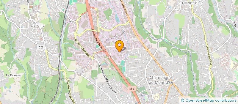 localisation de l'entreprise REVERSIBLE  CHAMPAGNE-AU-MONT-D'OR