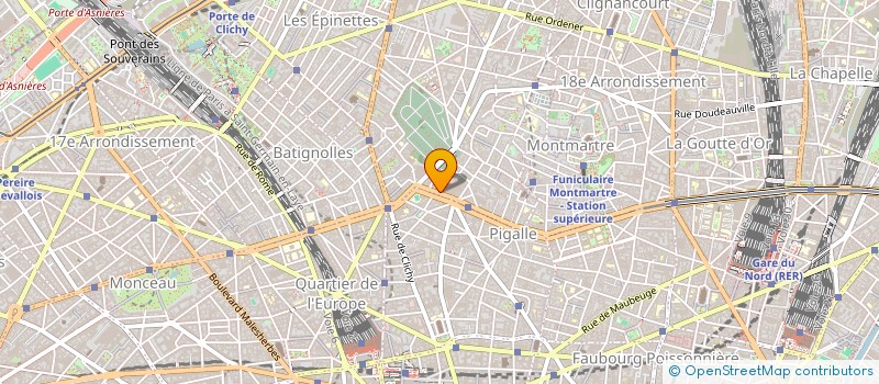 localisation de l'entreprise REVERSIBLE - COMPAGNIE A GEOMETRIE VARIABLE  PARIS