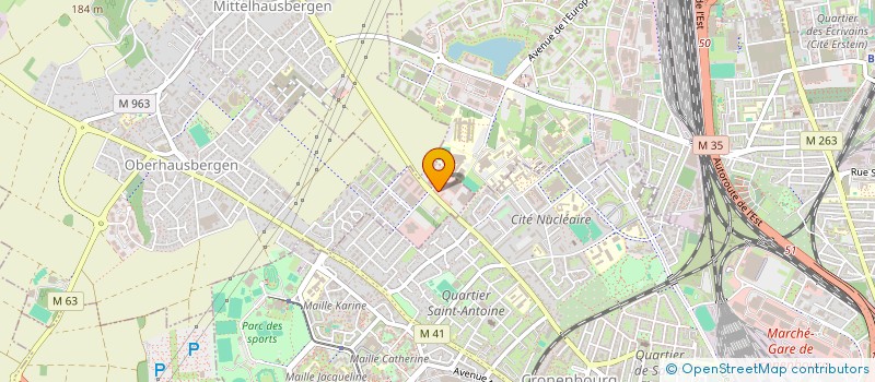 localisation de l'entreprise REVERSIDE KRO  OBERHAUSBERGEN