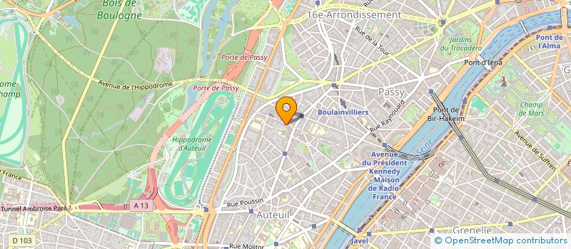 localisation de l'entreprise REVERSO à PARIS